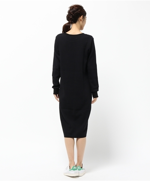 N.（N. Natural Beauty Basic）（エヌエヌナチュラルビューティーベーシック）の「ワッフルワンピース（ワンピース・レディース・ベージュ/ブラック/カーキ/グレー・MEDIUM）」の8枚目の写真