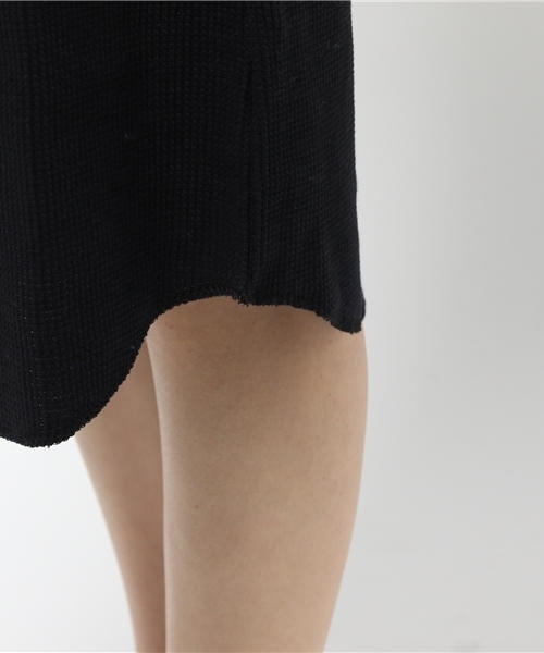 N.（N. Natural Beauty Basic）（エヌエヌナチュラルビューティーベーシック）の「ワッフルワンピース（ワンピース・レディース・ベージュ/ブラック/カーキ/グレー・MEDIUM）」の11枚目の写真