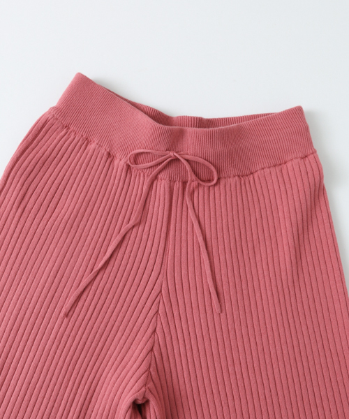 URBAN RESEARCH（アーバンリサーチ）の「 UR リブワイドパンツ（その他パンツ・レディース・オフホワイト/グレー/ピンク・FREE）」の17枚目の写真