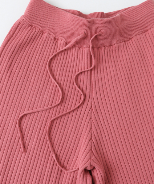 URBAN RESEARCH（アーバンリサーチ）の「 UR リブワイドパンツ（その他パンツ・レディース・オフホワイト/グレー/ピンク・FREE）」の8枚目の写真