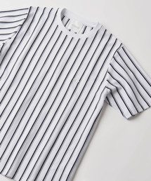 MACKINTOSH PHILOSOPHY | 【ZOZOTOWN限定】コットン鹿の子ストライプ　MP刺繍Tシャツ(Tシャツ/カットソー)