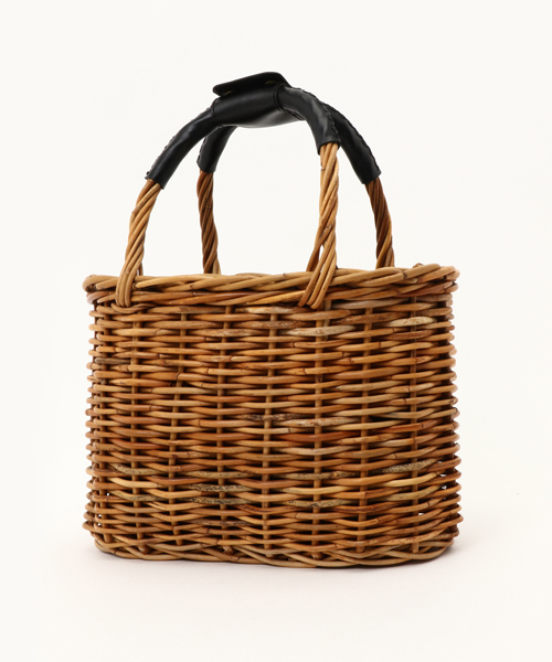 LBC（エルビーシー）の「アルログバスケット　                    （かごバッグ・レディース・オフホワイト/ブラック・FREE）」の3枚目の写真