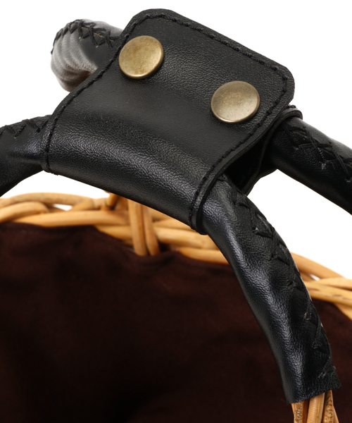 LBC（エルビーシー）の「アルログバスケット　                    （かごバッグ・レディース・オフホワイト/ブラック・FREE）」の6枚目の写真