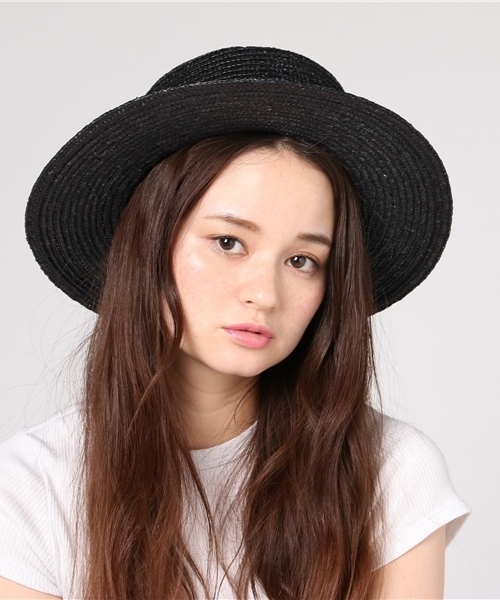 WEGO（ウィゴー）の「WEGO/カンカンブレードハット（ハット・レディース・ナチュラル/ブラック・FREE）」の9枚目の写真