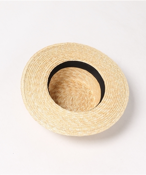 WEGO（ウィゴー）の「WEGO/カンカンブレードハット（ハット・レディース・ナチュラル/ブラック・FREE）」の6枚目の写真