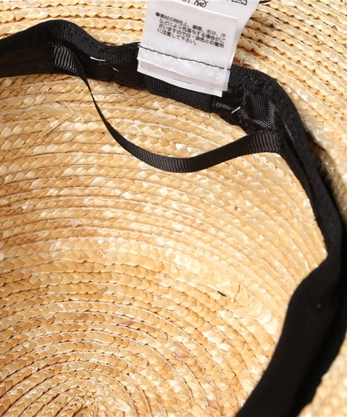 WEGO（ウィゴー）の「WEGO/カンカンブレードハット（ハット・レディース・ナチュラル/ブラック・FREE）」の8枚目の写真