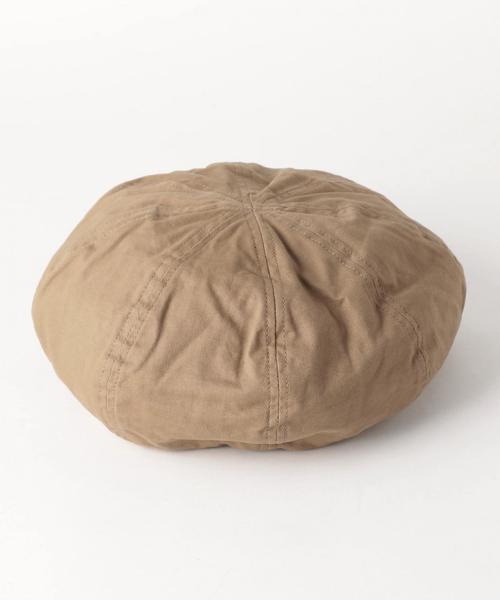 Another Edition（アナザーエディション）の「ツイルベレー帽 ◆（ハンチング/ベレー帽・レディース・オフホワイト/ベージュ/ネイビー・FREE）」の3枚目の写真