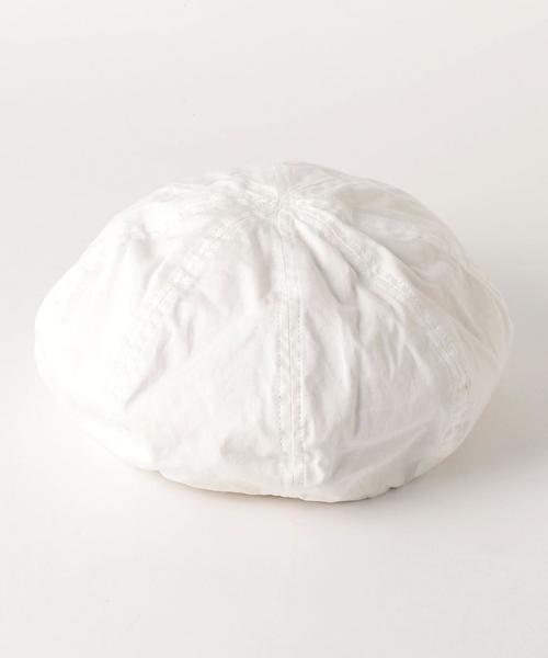 Another Edition（アナザーエディション）の「ツイルベレー帽 ◆（ハンチング/ベレー帽・レディース・オフホワイト/ベージュ/ネイビー・FREE）」の2枚目の写真