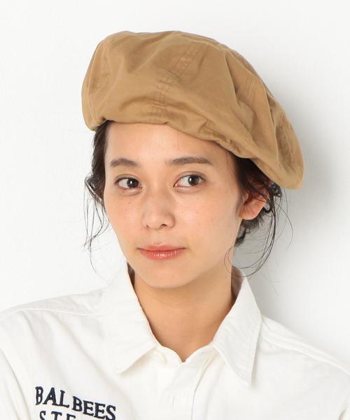 Another Edition（アナザーエディション）の「ツイルベレー帽 ◆（ハンチング/ベレー帽・レディース・オフホワイト/ベージュ/ネイビー・FREE）」の8枚目の写真