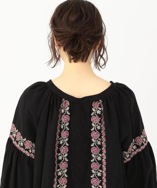 Another Edition(アナザーエディション)の「エンブロトリミングワンピース(ワンピース・レディース・オフホワイト/ブラック・フリー)」の11枚目の写真