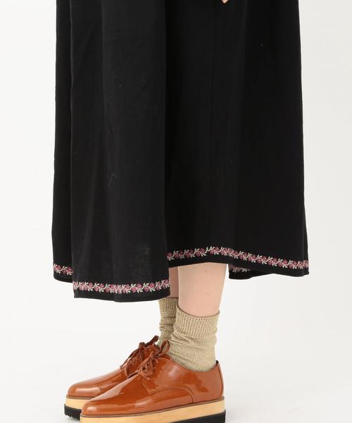 Another Edition(アナザーエディション)の「エンブロトリミングワンピース(ワンピース・レディース・オフホワイト/ブラック・フリー)」の12枚目の写真