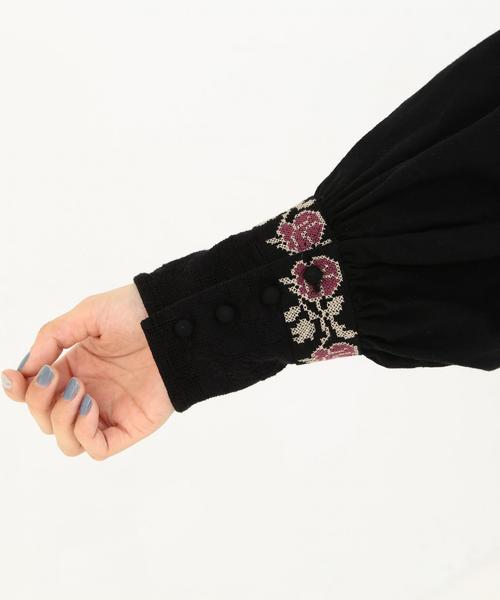 Another Edition(アナザーエディション)の「エンブロトリミングワンピース(ワンピース・レディース・オフホワイト/ブラック・フリー)」の13枚目の写真