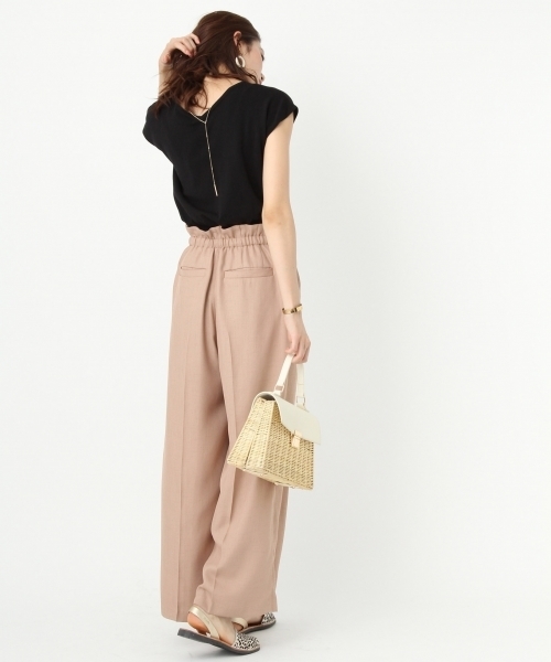 Andemiu（アンデミュウ）の「スラブツイルドロストパンツ762249（その他パンツ・レディース・キャメル/マスタード/その他・SMALL/MEDIUM）」の15枚目の写真