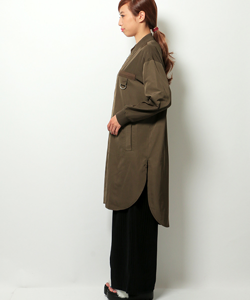 VENCEEXCHANGE(ヴァンスエクスチェンジ)の「ロングMA-1(MA-1・レディース・ダークグリーン/ブラック・MEDIUM)」の11枚目の写真