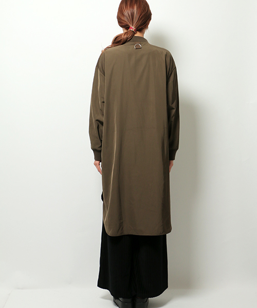 VENCEEXCHANGE(ヴァンスエクスチェンジ)の「ロングMA-1(MA-1・レディース・ダークグリーン/ブラック・MEDIUM)」の12枚目の写真