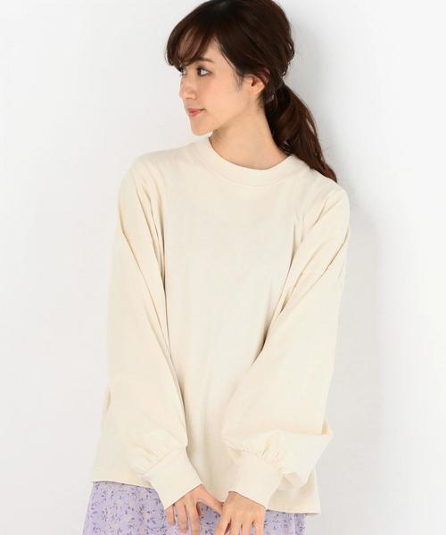 Another Edition（アナザーエディション）の「プチハイネックLSL TEE（Tシャツ/カットソー・レディース・オフホワイト/ブラック/パープル/ライトブルー/ナチュラル・FREE）」の4枚目の写真