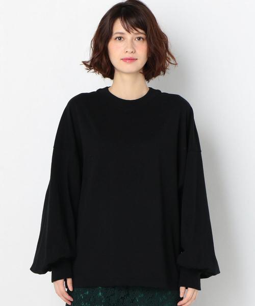 Another Edition（アナザーエディション）の「プチハイネックLSL TEE（Tシャツ/カットソー・レディース・オフホワイト/ブラック/パープル/ライトブルー/ナチュラル・FREE）」の7枚目の写真