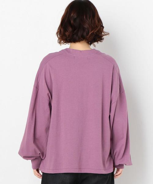 Another Edition（アナザーエディション）の「プチハイネックLSL TEE（Tシャツ/カットソー・レディース・オフホワイト/ブラック/パープル/ライトブルー/ナチュラル・FREE）」の12枚目の写真