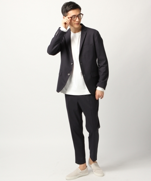 GLOBAL WORK（グローバルワーク）の「【セットアップ可】ＴＲテーラードジャケット/776734（テーラードジャケット・メンズ・チャコールグレー/ネイビー・X-LARGE/LARGE/MEDIUM/SMALL）」の7枚目の写真