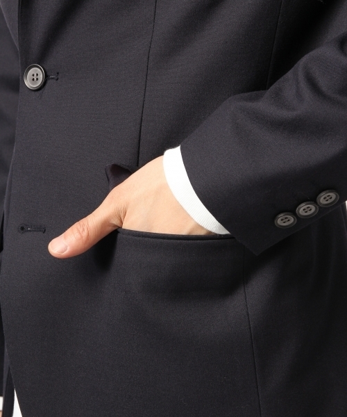 GLOBAL WORK（グローバルワーク）の「【セットアップ可】ＴＲテーラードジャケット/776734（テーラードジャケット・メンズ・チャコールグレー/ネイビー・X-LARGE/LARGE/MEDIUM/SMALL）」の14枚目の写真