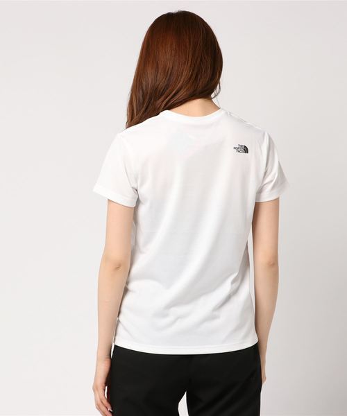 THE NORTH FACE（ザノースフェイス）の「ザ・ノース・フェイス　ウィメンズメンズカットソー / ショートスリーブスクエアロゴティー（Tシャツ/カットソー・レディース・ホワイト/オリーブ/タン・MEDIUM/SMALL/LARGE）」の4枚目の写真