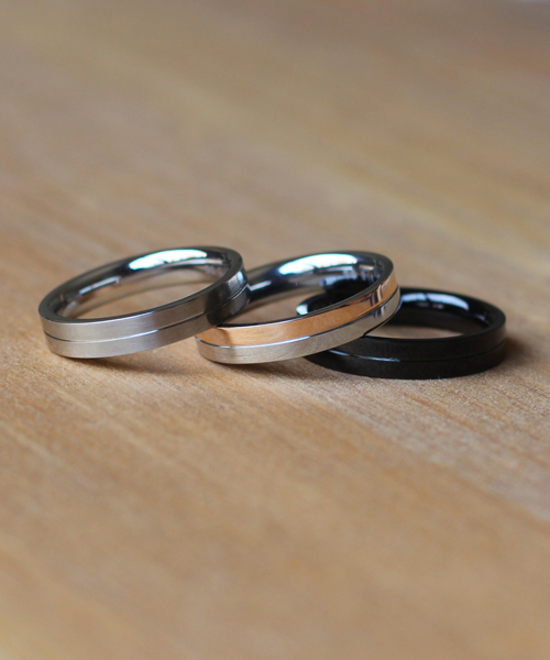 TONE SELECT GOODS（トーンセレクトグッズ）の「【vie】ステンレスリング（リング・メンズ・ブラック/ピンク/シルバー/ブラウン・#11/#13/#15/#17/#19/#21/#7/#9/#25/#23）」の7枚目の写真