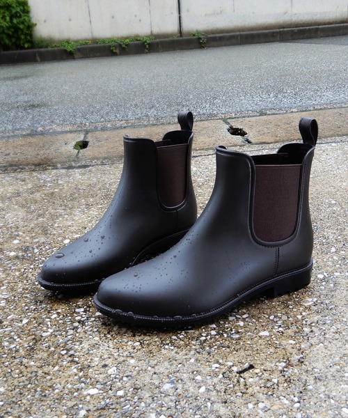 minia（ミニア）の「サイドゴアレインブーツ　◇（レインシューズ・レディース・ブラック/ダークブラウン・LL/S/M/L）」の10枚目の写真