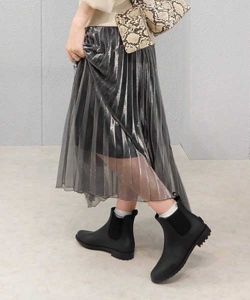 minia（ミニア）の「サイドゴアレインブーツ　◇（レインシューズ・レディース・ブラック/ダークブラウン・LL/S/M/L）」の17枚目の写真