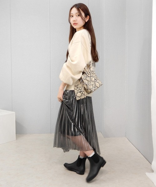 minia（ミニア）の「サイドゴアレインブーツ　◇（レインシューズ・レディース・ブラック/ダークブラウン・LL/S/M/L）」の16枚目の写真