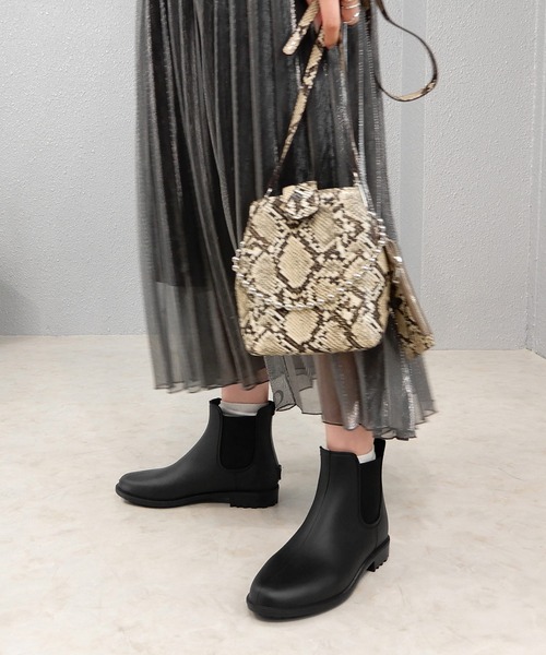 minia（ミニア）の「サイドゴアレインブーツ　◇（レインシューズ・レディース・ブラック/ダークブラウン・LL/S/M/L）」の18枚目の写真