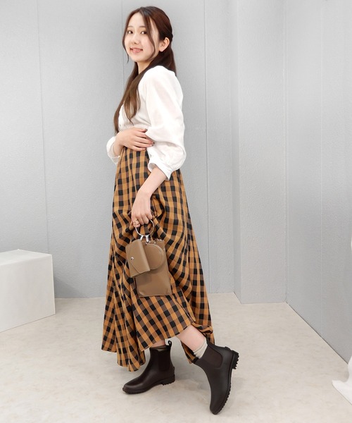 minia（ミニア）の「サイドゴアレインブーツ　◇（レインシューズ・レディース・ブラック/ダークブラウン・LL/S/M/L）」の20枚目の写真