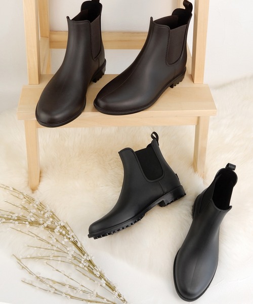 minia（ミニア）の「サイドゴアレインブーツ　◇（レインシューズ・レディース・ブラック/ダークブラウン・LL/S/M/L）」の11枚目の写真