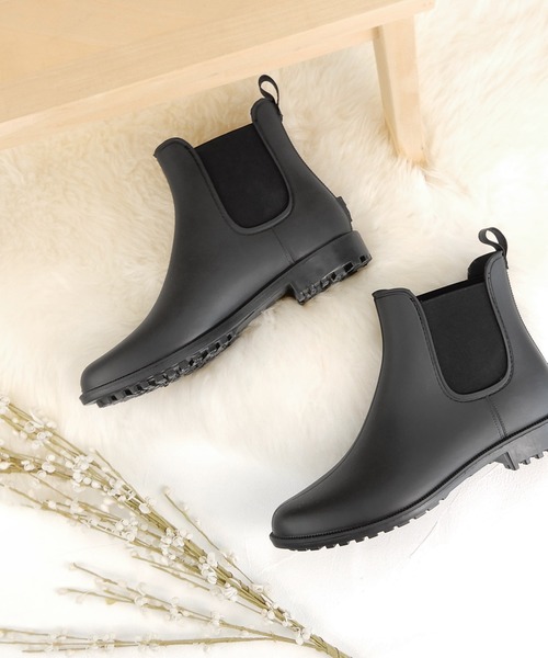 minia（ミニア）の「サイドゴアレインブーツ　◇（レインシューズ・レディース・ブラック/ダークブラウン・LL/S/M/L）」の12枚目の写真