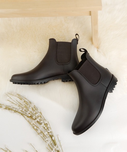 minia（ミニア）の「サイドゴアレインブーツ　◇（レインシューズ・レディース・ブラック/ダークブラウン・LL/S/M/L）」の13枚目の写真