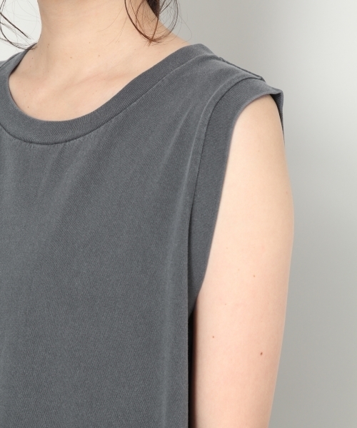 LOWRYS FARM（ローリーズファーム）の「ピグメントノースリワンピース　804236（ワンピース・レディース・ブラック/ブラウン/グリーン/パープル/ベージュ・MEDIUM/LARGE）」の13枚目の写真