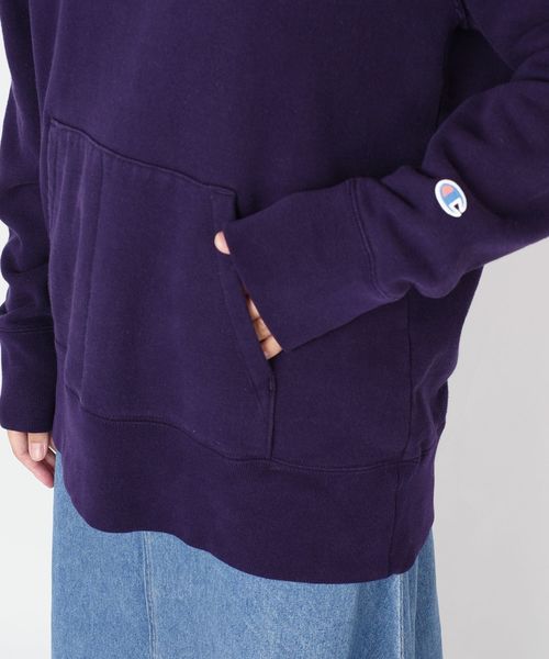 Khaju（カージュ）の「Champion:クルーネックパーカー◇（パーカー・レディース・パープル/イエロー系その他・ONE SIZE）」の10枚目の写真