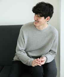 GLOBAL WORK | カシミヤコットンアゼアミプルオーバー/801426(ニット/セーター)