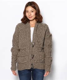 goa | アランパッチワーク ショールカーデ(その他アウター)