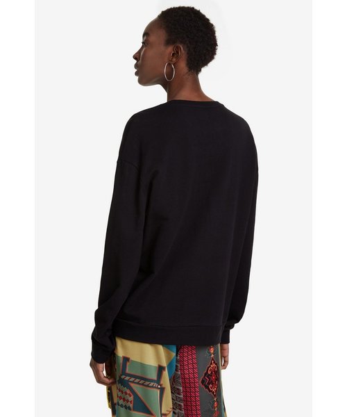 Desigual(デシグアル)の「曼荼羅柄スウェット GREVE(スウェット・レディース・ブラック・L/2L/S/M)」の12枚目の写真