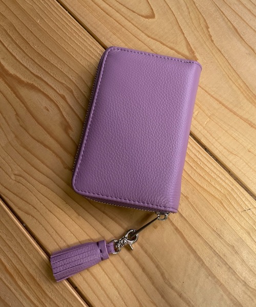 Actually(アクチュアリー)の「本革財布 B7サイズ コンパクト ウォレット(財布・レディース・レッド/シルバー/ブラック/グレー/イエロー/ブルー/ゴールド/オレンジ/ブラック系その他/ゴールド系その他/シルバー系その他/イエロー系その他/グリーン/ピンク/ベージュ/ドット/レモンイエロー/グリーン系その他/ラベンダー/キャメル/フューシャピンク/ブルー系その他/ボルドー/タン/ターコイズブルー/ダークブルー/ライトパープル/ライトグリーン/イエロー系・フリー)」の13枚目の写真