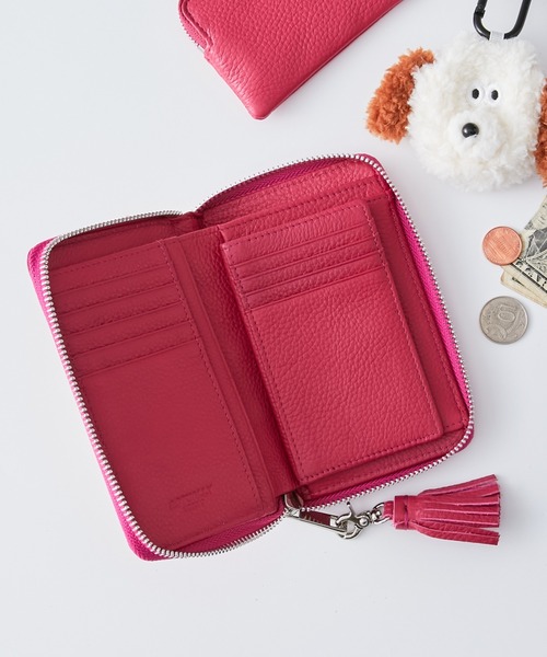 Actually(アクチュアリー)の「本革財布 B7サイズ コンパクト ウォレット(財布・レディース・レッド/シルバー/ブラック/グレー/イエロー/ブルー/ゴールド/オレンジ/ブラック系その他/ゴールド系その他/シルバー系その他/イエロー系その他/グリーン/ピンク/ベージュ/ドット/レモンイエロー/グリーン系その他/ラベンダー/キャメル/フューシャピンク/ブルー系その他/ボルドー/タン/ターコイズブルー/ダークブルー/ライトパープル/ライトグリーン/イエロー系・フリー)」の21枚目の写真