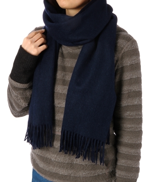 BEAUTY&YOUTH UNITED ARROWS（ビューティーアンドユースユナイテッドアローズ）の「BYSF ソリッドカラーストール 70×180 ◆（ストール/ショール・レディース・ブラック/ブラウン/ピンク/グレー/ダークグレー/オリーブ/ネイビー・フリー）」の17枚目の写真