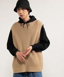 WEGO | WEGO/オーバーサイズニットベスト(ベスト)