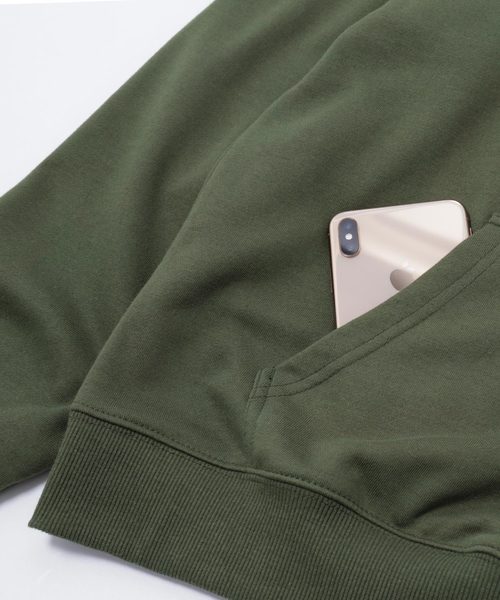 CONVERSE(コンバース)の「CONVERSE/コンバース 別注 フロント/袖刺繍 オーバーサイズプルオーバーパーカー(パーカー・メンズ・ブラック/ダークグリーン/オフホワイト/杢グレー/ブラウン/ベージュ/ボルドー/ベージュ系その他/ホワイト系その他/ブラック系その他・S/M/L)」の16枚目の写真