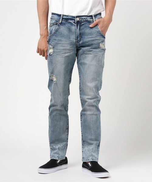 SWITCHBLADE/スイッチブレード/SNAKE PRINT DENIM
