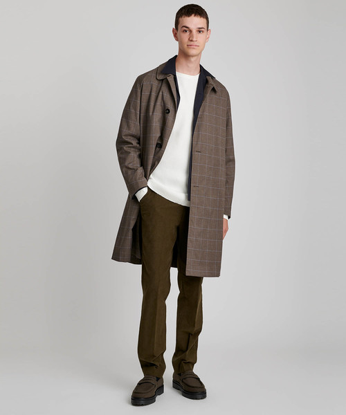 Saturdays NYC(サタデーズ ニューヨークシティ )の「Alek Waffle Longsleeve T-Shirt(Tシャツ/カットソー・メンズ・オフホワイト/オリーブ/ピンク・XS/S/M/L/XL)」の7枚目の写真