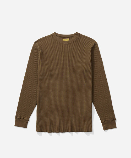 Saturdays NYC(サタデーズ ニューヨークシティ )の「Alek Waffle Longsleeve T-Shirt(Tシャツ/カットソー・メンズ・オフホワイト/オリーブ/ピンク・XS/S/M/L/XL)」の13枚目の写真
