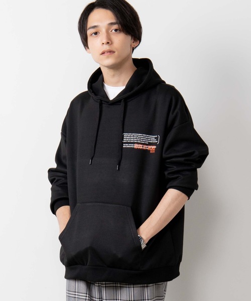 WEGO(ウィゴー)の「WEGO/シティフォトプルパーカ(パーカー・メンズ・ブラック/オレンジ・MEDIUM/LARGE)」の12枚目の写真