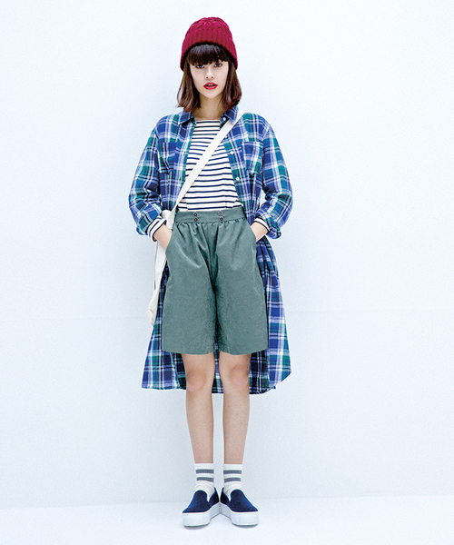 WEGO(ウィゴー)の「WEGO/ボーダー7分袖カットソー(Tシャツ/カットソー・レディース・ブラック系その他/ブルー系その他/トリコロール・FREE)」の4枚目の写真