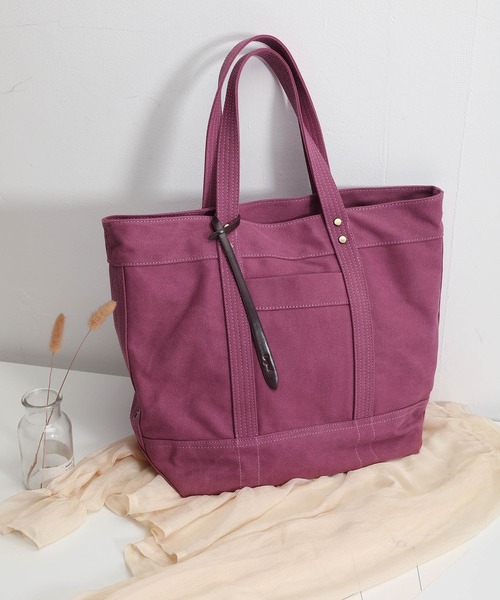 Ungrid（アングリッド）の「【Ungrid/アングリッド】　コットンデニムラージトートバッグ（トートバッグ・レディース・ブラック/ベージュ/パープル/カーキ/ベージュ系その他・FREE）」の5枚目の写真